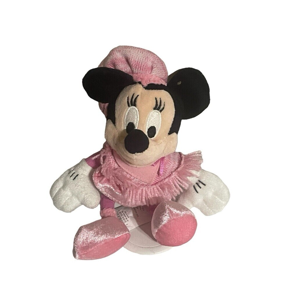 Minnie Mouse Disney Plush 9" Unique-Hoop Retail Stores Disney Collectibles Fall